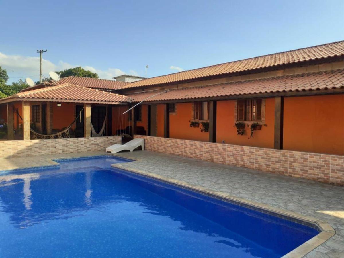 Chacara Bella Vida Com Piscina Churrasqueira Salao De Festas Fogao A Lenha Quadra 아라사리구아마 외부 사진