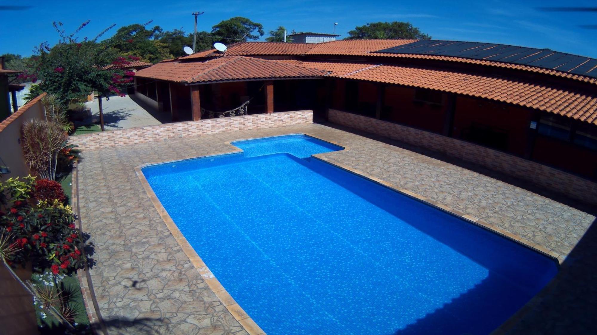 Chacara Bella Vida Com Piscina Churrasqueira Salao De Festas Fogao A Lenha Quadra 아라사리구아마 외부 사진